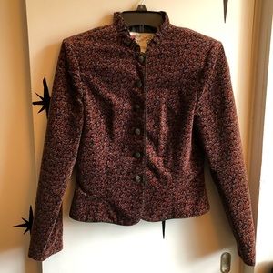 Vtg Dorothy Schoelen The Strawberry Plant Blazer